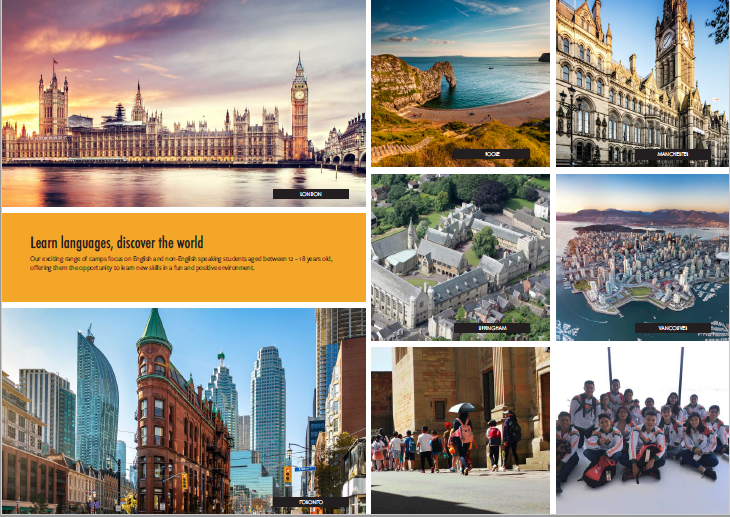 The Language Gallery Brochure Sample