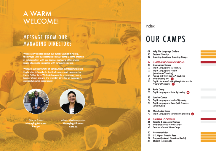 The Language Gallery Brochure Sample2